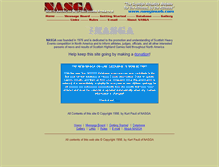 Tablet Screenshot of nasgaweb.com